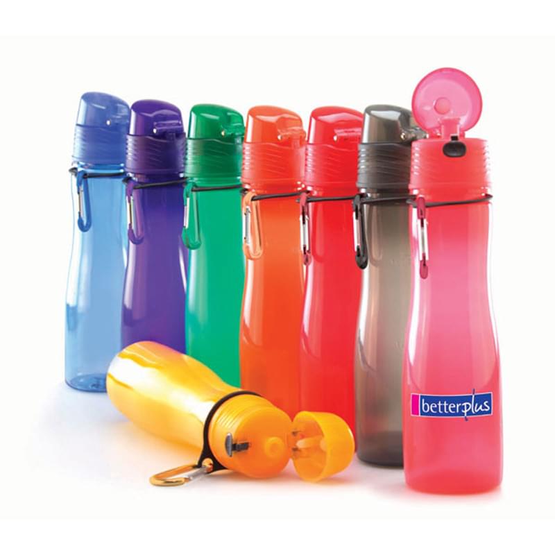 20 Oz. Eco Rio Biodegradable Sport Bottle with Carabiner Clip