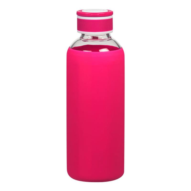 Krave - 20 oz. shatter resistant glass bottle with silicone sleeve