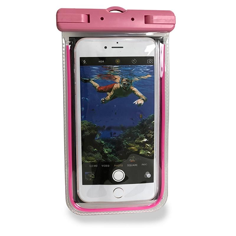Waterproof Glow in the dark Phone Holder case 3