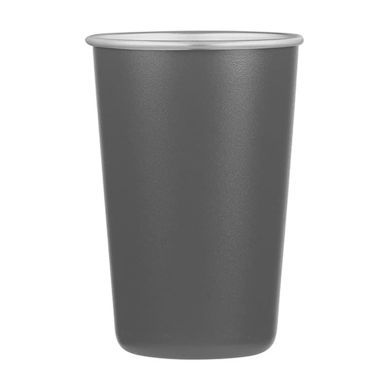 16 oz Taverna single wall stainless steel pint cup tumbler