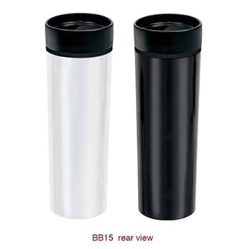 Paper Insert Tumbler with 3 display areas. Logo on top	