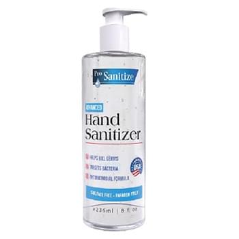 8 oz Hand sanitizer with Pump