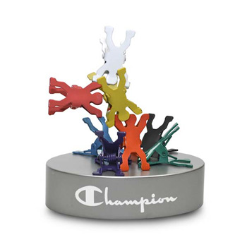 Acrobat Colorful People Shaped Clips on Magnetic Base