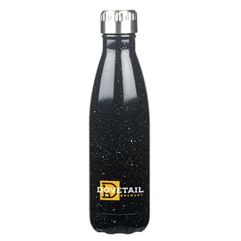 Serendipity 17 Oz. Vacuum Sealed Stainless Steel Bottle - BLACK BOTTLE/COPPER CAP