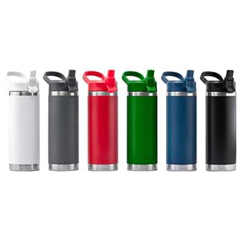 18 Oz Stainless Steel, Double Wall Sports Bottle